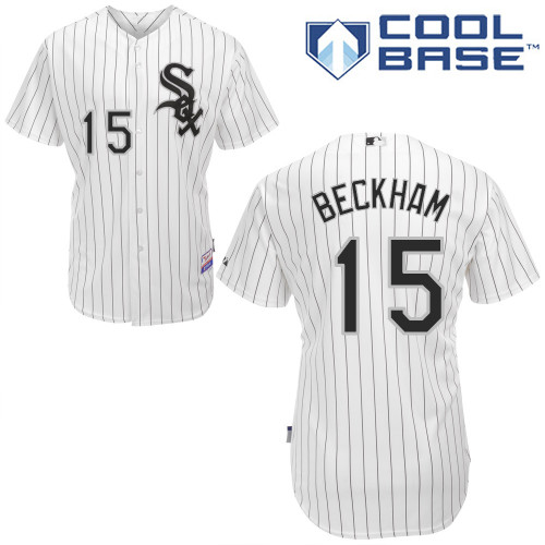 Gordon Beckham #15 MLB Jersey-Chicago White Sox Men's Authentic Home White Cool Base Baseball Jersey